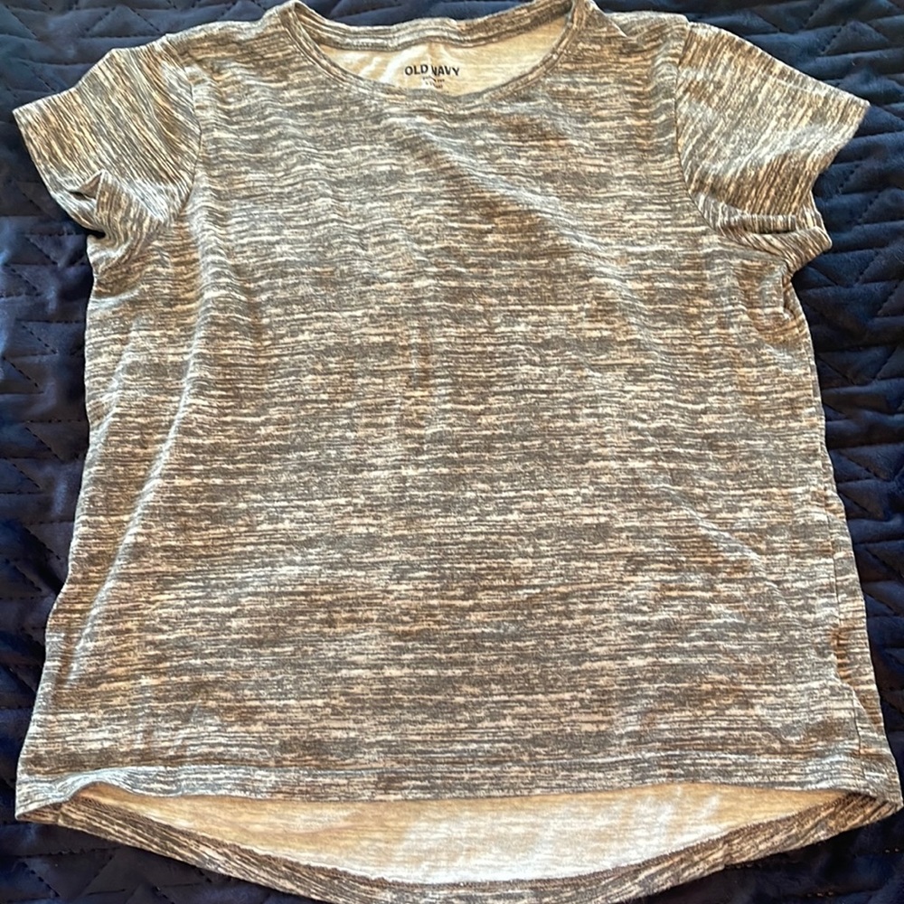 Gray Cotton Tee by Old Navy girls sz L (10-12)